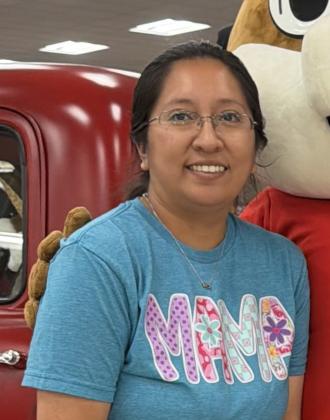 AURORA CHAVEZ, a new classroom aide, is looking forward to helping students as a paraprofessional for Munday Elementary this school year.
