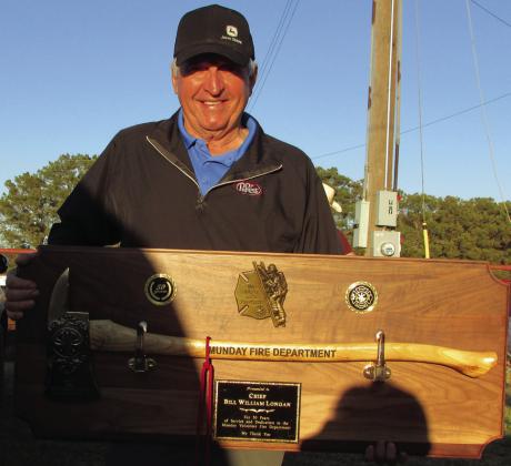 Bill Longan recognized for 50 years service to VFD