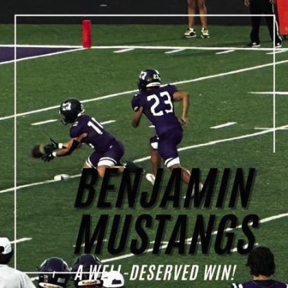 HIGHEST SCORING GAME The Benjamin Mustangs versus the Cherokee Indians is now the #48 highest scoring game since #txhsfb started covering #sixmanfootball back in 1994 with a final score of Mustangs 106 - Indians 88! | #txhsfb ILLUSTRATION/ PHOTO