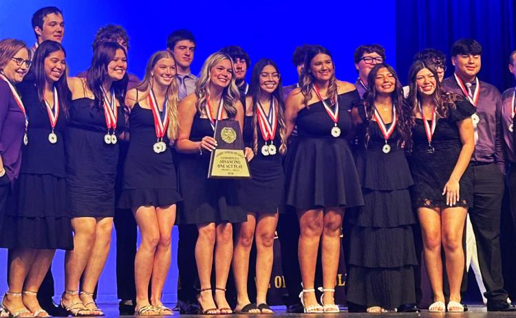 The Benjamin One Act Play company of“Kimberly Akimbo”was to compete at the regional One Act Play competition Thursday, April 23 in San Angelo. Look for results on the News-Courier’s Facebook page and read complete coverage in next week’s newspaper. | COURTESY PHOTO