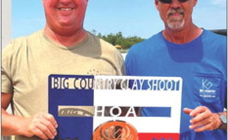 Overall winner Gayln Ramsey pictured with Terry Gray. Courtesy photo