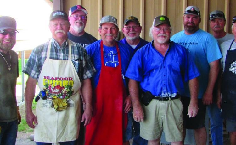Members of the First Baptist Church did the cooking. Don Thompson/The Knox County News-Courier
