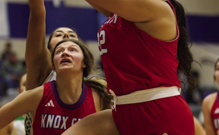 Reyna Alvarez takes the layup. | SHERI BATY PHOTO