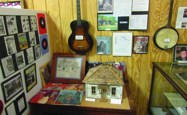 Ernest Tubbs display at the museum. Don Thompson/The Knox County News-Courier