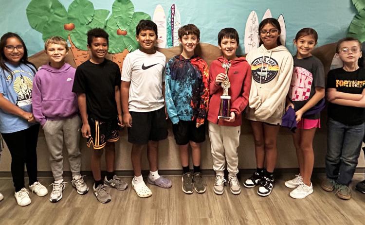 BEST ATTENDANCE Mrs. Shahan’s 5th grade class had the best attendance, at 98.93%. | COURTESY PHOTO