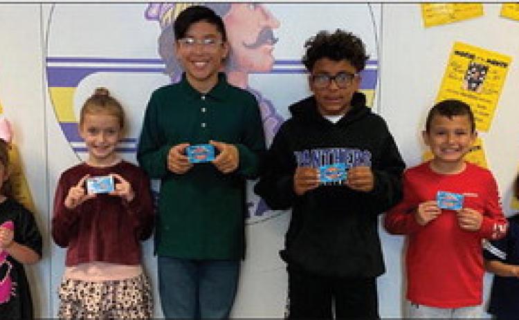 PreKindergarten- Antonio Davila Kindergarten- Keilee Crownover 1st grade- Riley Burbank 2nd grade- Adriana Perez 3rd grade- Parks Sanchez 4th grade- Marcos Carmona 5th grade-Javeon Wren