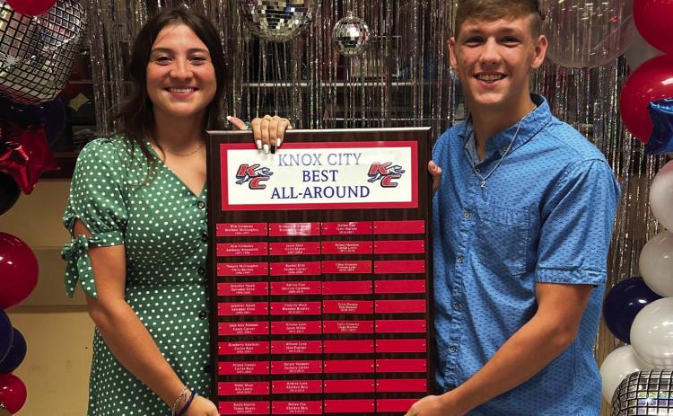 Callie Grimsley, Gage Morrow Best All-Around Courtesy Photo