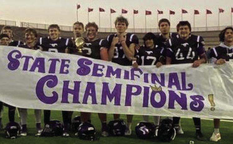 STATE-BOUNDThe Benjamin Mustangs will be playing for the State championship versus OglesbyWednesday, Dec. 13 at 2 p.m. at the AT&amp;T Stadium in Arlington. | COURTESY PHOTO