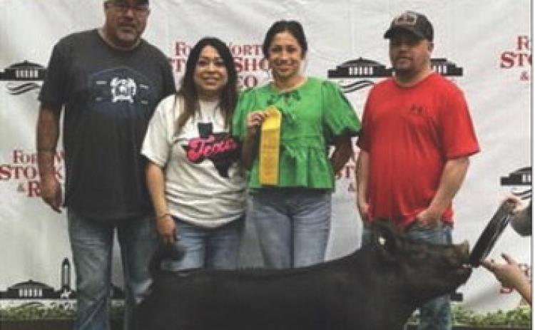 KNOX CITY FFA EXHIBITORS IN FORT WORTH