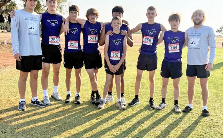 BENJAMIN HITS THE TRAIL The Benjamin Mustangs and Lady Stangs hit the trail strong at the junior high and high school cross country meet in Haskell Aug. 27. | COURTESY PHOTOS