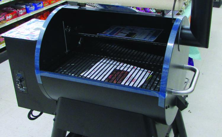 Treager Grill being raffled off by the Lions Club. Don Thompson/The Knox County News-Courier