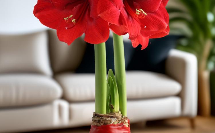 Waxed Amaryllis an infallible gift