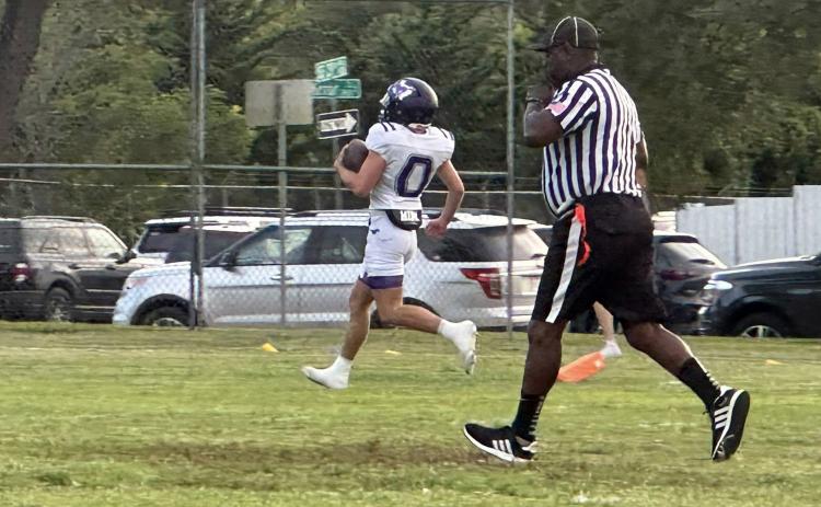 BENJAMINMUSTANGSTOPWARRIORS in their season opener against the Amarillo PCHEA warriors on Friday, August 29. | COURTESY PHOTO