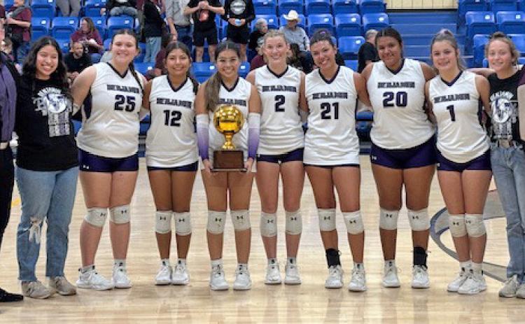 Benjamin Lady Stangs earned their Area gold ball after defeating Bronte, 3-1, Tuesday, Nov. 4 in Trent. | COURTESY PHOTO