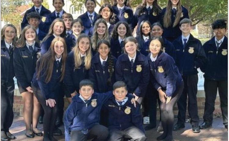 MUNDAY FFA HONORS Congratulations go to Munday FFA members on the results of the district competition. | COURTESY PHOTO