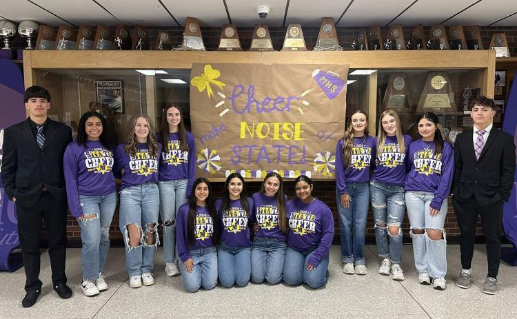 STATE CHEER COMPETITION The Munday Cheerleaders headed to Fort Worth on Wednesday to perform on Thursday, Jan. 15 at the State Cheer competition. | FREE SPIRIT PHOTOGRAPHY