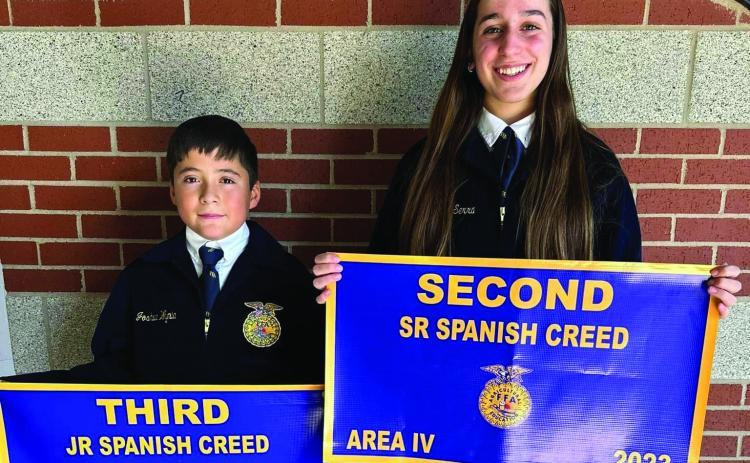 Munday FFA is State bound!