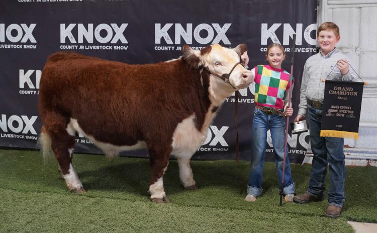 CATTLE: LANDREE HAGER GRAND CHAMPION, STEER