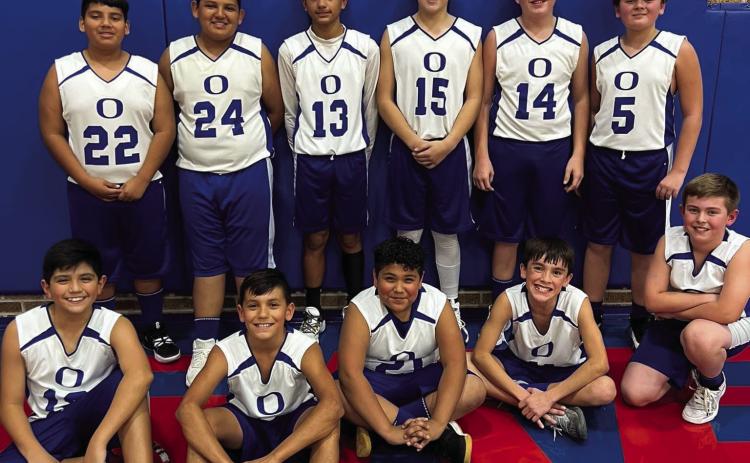 Back Row: Ricardo Alvarez, Jr., Joel Contreras, Zander Abila, Chase Rowland, Casen Batts, Camden Swanson. Front Row: Jaidev Casarez, Hunter Lerma, Xzane Ruiz, Izaiah Trevino, Braden Urbanczyk Couttesy Photo
