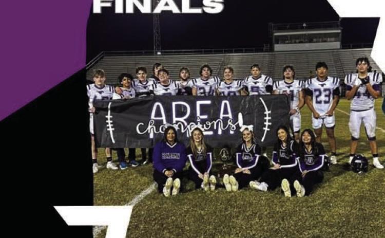 BENJAMIN BRINGS LORAINE BULLDOGS SEASON TO AN END The Mustangs downed the Loraine Bulldogs in Friday’s neutral playoff game with by a score of 86-36. This game is a part of the “2024 UIL Texas Football State Championships - 2024 Football 6-Man 1A D2 “ tournament. The Mustangs advance to the regional finals to play the Jayton Jaybirds Friday, Nov. 29 at McMurry University. Game time 6:30 p.m. | COURTESY IMAGE