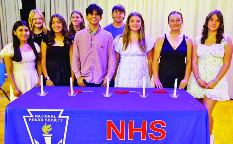 NINE INDUCTED INTO KCHS NHS