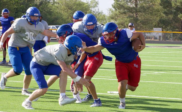 Knox City offense pushes down the field | SHERI BATY/NEWS-COURIER