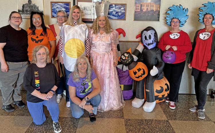 Children from Benjamin Elementary School showed up in costume last Friday for Trick or Treat at the Knox County courthouse in Benjamin. | COURTESY PHOTO