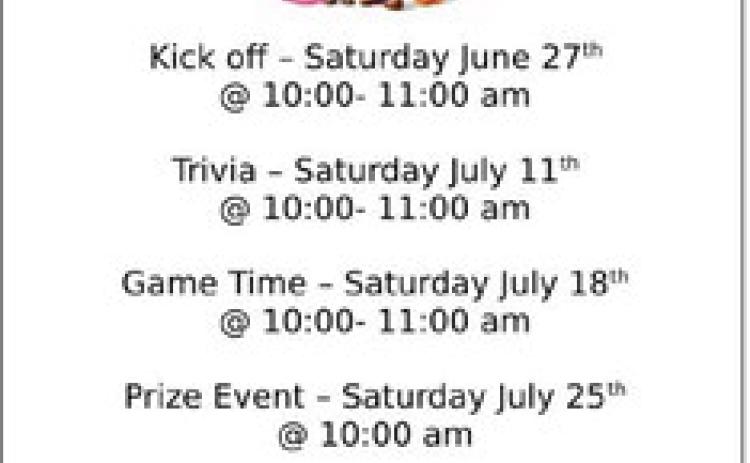 Munday City-County Library Summer Reading Quest kicking off June 27