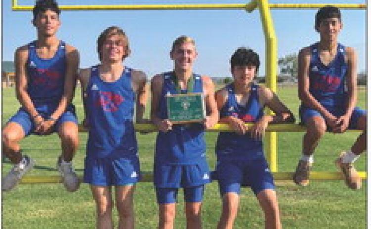 Greyhound Cross Country Runners at Guthrie's Rattlesnake Run Courtesy Photo