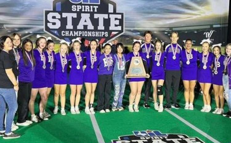 Benjamin Cheerleaders placed State Runner Up/2nd Place. | COURTESY PHOTO