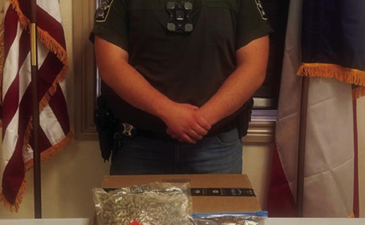Controlled substances seized in traffic stop