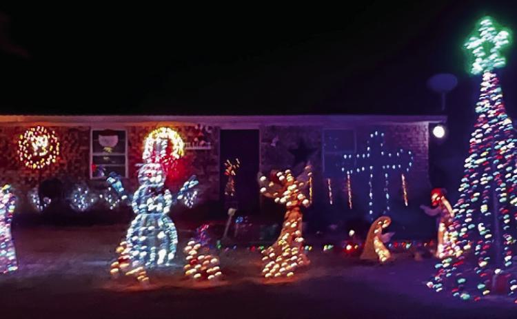 James and Joyce Williams won second place in last year’s Get Your Lights On! Courtesy photo