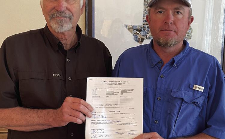 Welch Farm awarded Family Land Heritage Program