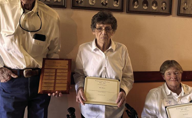 CITIZENS OF THE YEAR Dale Carroll, Betty Raynes, and Ann Horan were recognized as Citizens of the Year. | MARY MURPHY PHOTO