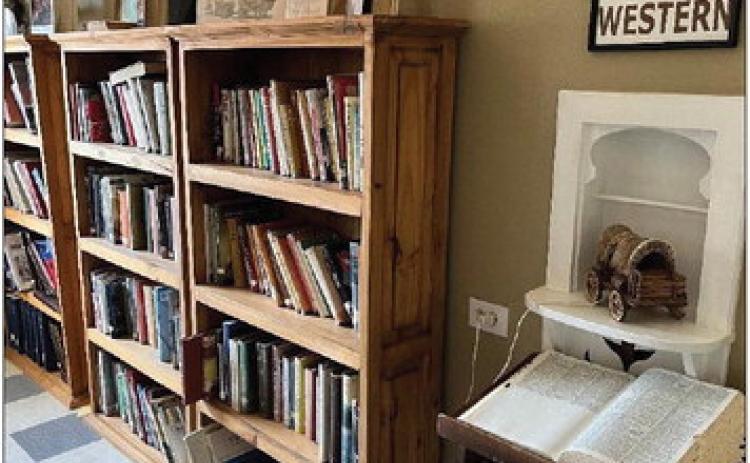 The Texas room at the Munday City - County Library | Photo by Amanda Burbank