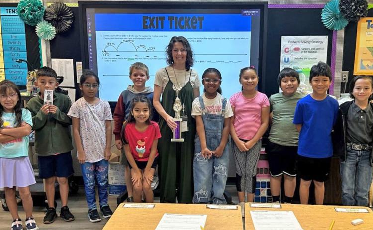 BEST ATTENDANCE Mrs. Urbanczyk’s 2nd grade class had the best attendance at 99.99%