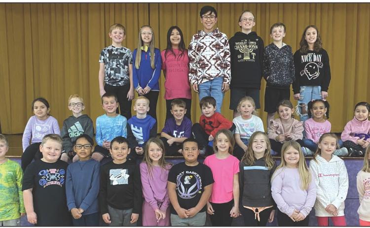Munday Elementary 3rd six weeks awards