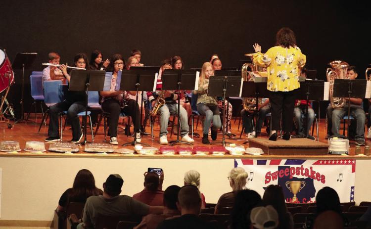 OJH grades 6 and 7 Band conducted by Mrs Carr Sheri Baty/The Knox County News-Courier