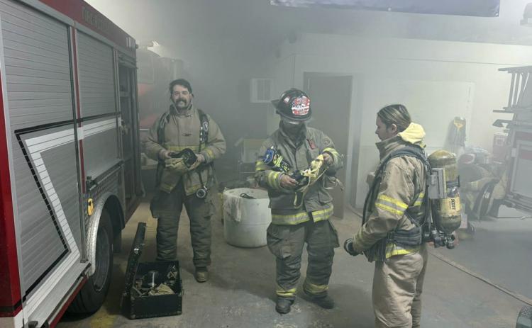 Earlier this week the Knox City Volunteer Fire Department conducted search and rescue training. | COURTESY PHOTOS