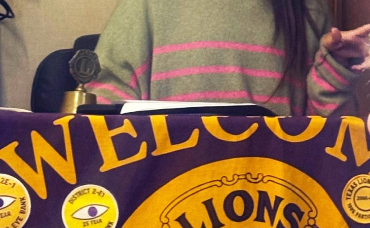 SPEECH SPECIAL Recent OK State graduate and new speech pathologist Karley Myers shared with the Lions how she can assist all ages of clients to live a better life. | COURTESY