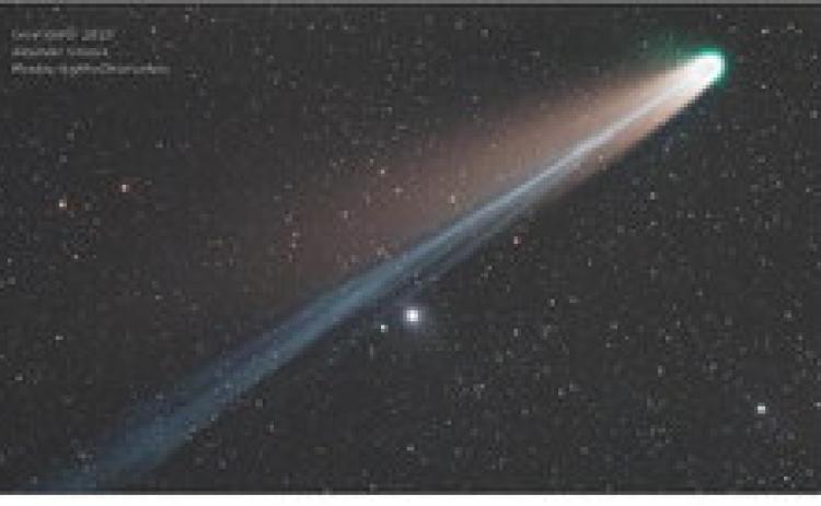 SEE THE STARS OPPORTUNITY Astronomer Alexander Vukasin (who allowed his copyrighted image to be used for this news coverage) captured this breathtaking image of Comet Lemmon at his observatory in Munday and will be set up with his Celestron EdgeHD 11” telescope at the Big Country Arts Celebration at the Jim Bob Art Park on Nov. 8 for visitors to enjoy their own viewing of the stars. | ALEXANDER VUKASIN IMAGE