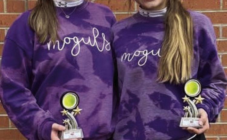 TENNIS IS UNDER WAY Tennis competition started on Monday. Congratulations to Mackinzi Castille and Kinslee Carver for placing 2nd in girls doubles tennis at Burkburnett. | COURTESY PHOTO