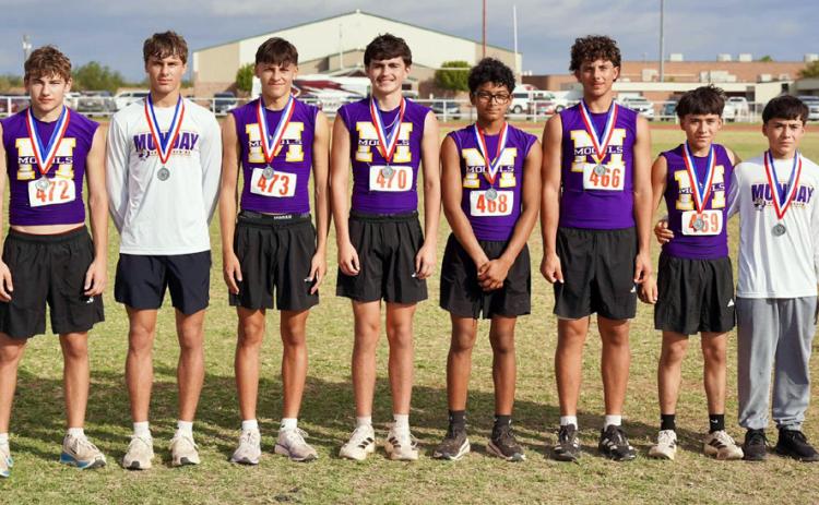 MUNDAY BOYS CC From left are Kyson Shahan, Luke Bowman, CarsonWillison, Kash Phillips, Karter Hernandez, Caisen Lee, Edgar Perez and Eder Perez. | LACI BOWMAN