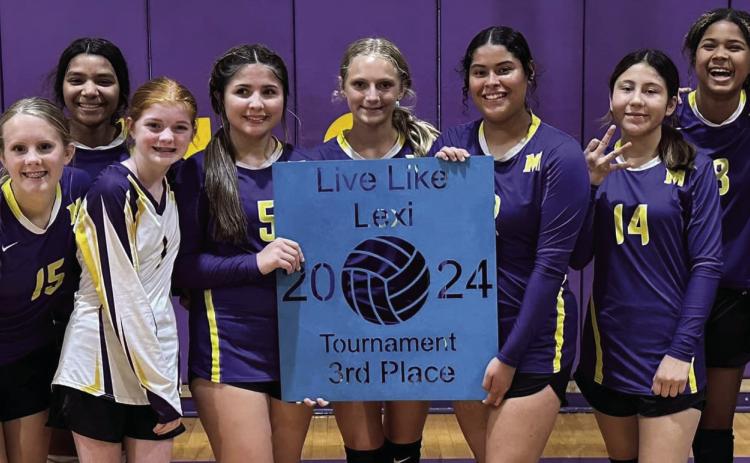LIVE LIKE LEXI The Munday Mogulettes finished 3rd in the 4th Annual Live Like Lexi Volleyball Tournament. | COURTESY PHOTO