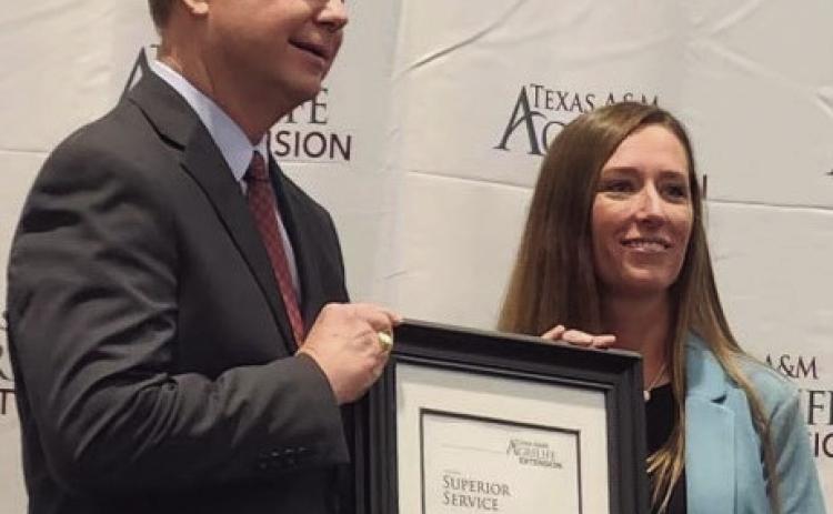 KC Jones receives Superior Service Award