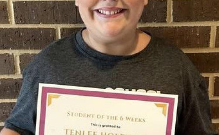 TENLEE HOFFMAN, 6th grade