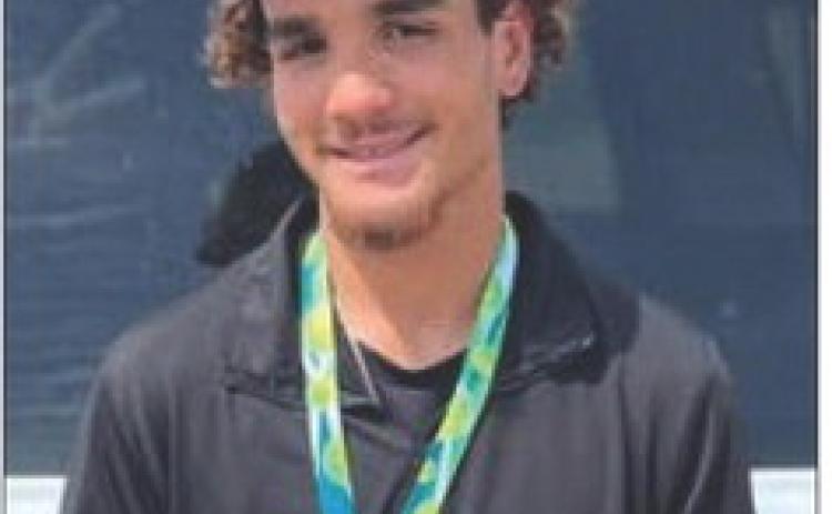 MANCE PHILLIPS - 1st place Boys Singles