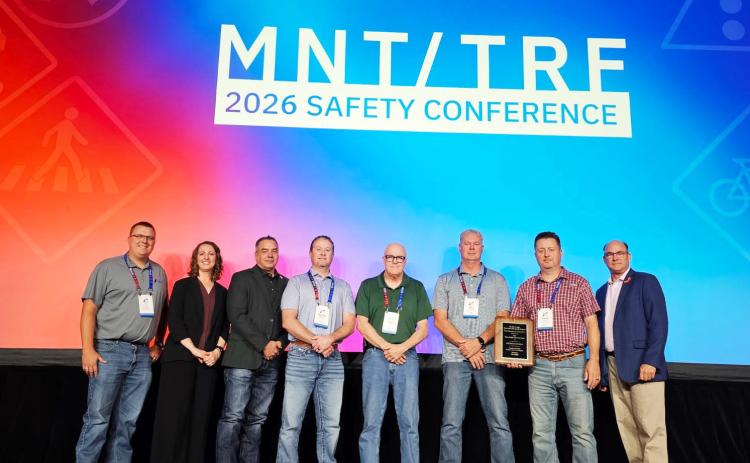 Childress TxDOT District receives Seal Coat Award