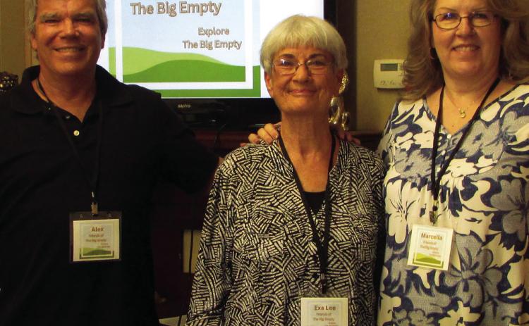 Friends of The Big Empty address the Lions Club