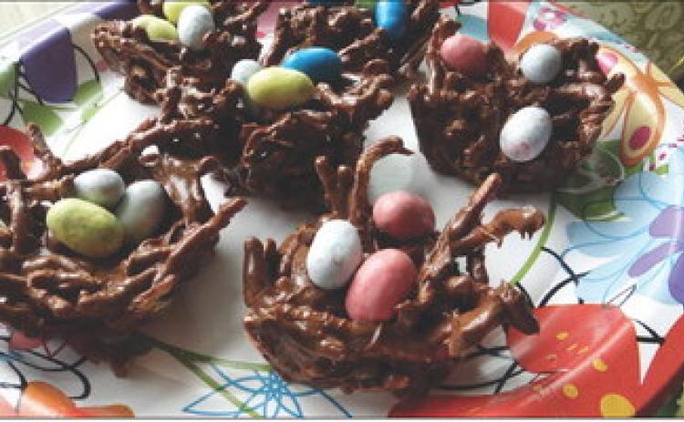LITTLE NESTS have become an Easter tradition, almost as iconic as coloring hardboiled eggs. | ANGELINA LaRUE PHOTO